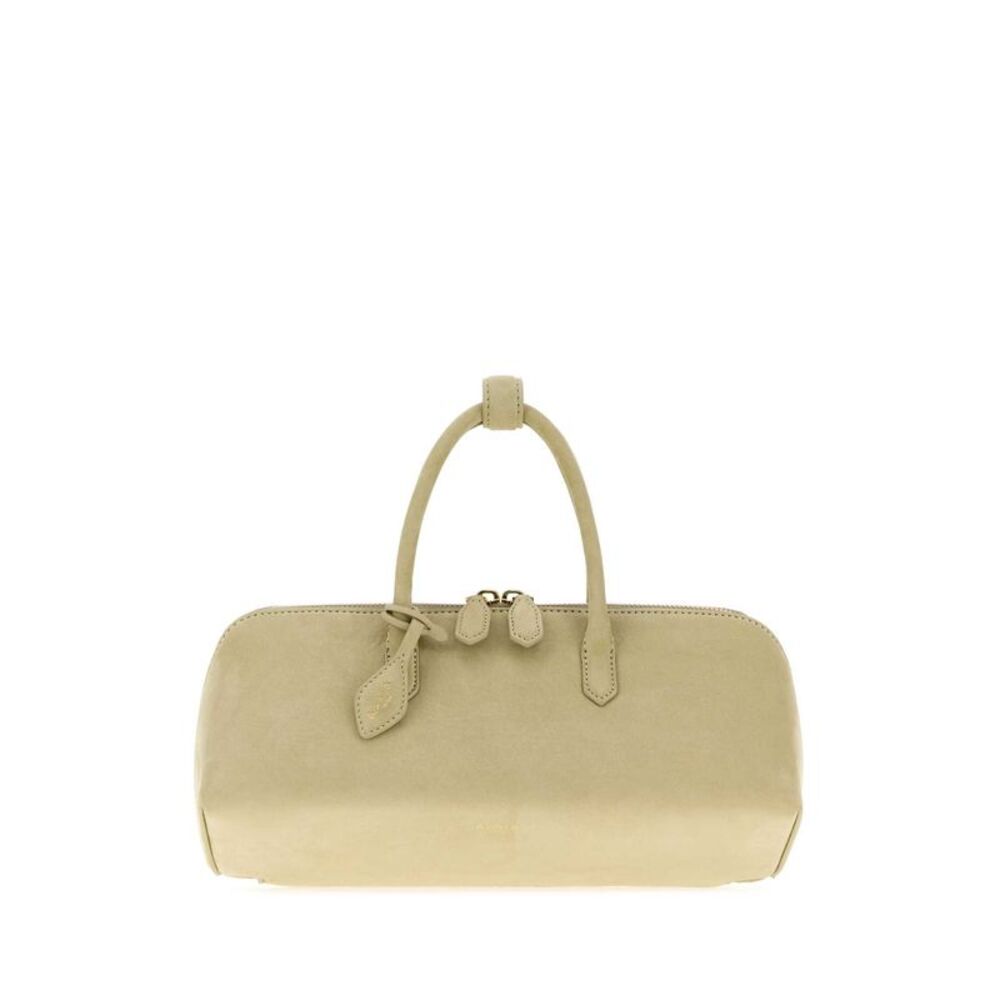 Alaia Women Pastel Green Nubuck Small Delta Handbag